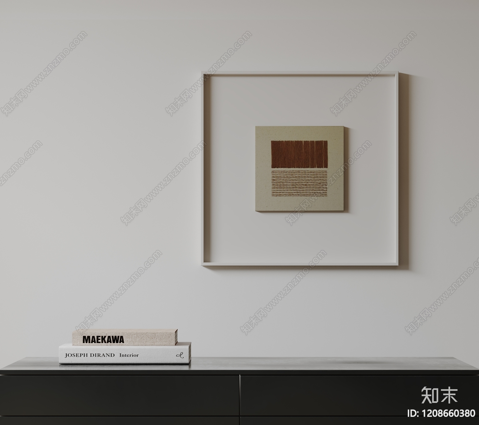 极简挂画3D模型下载【ID:1208660380】