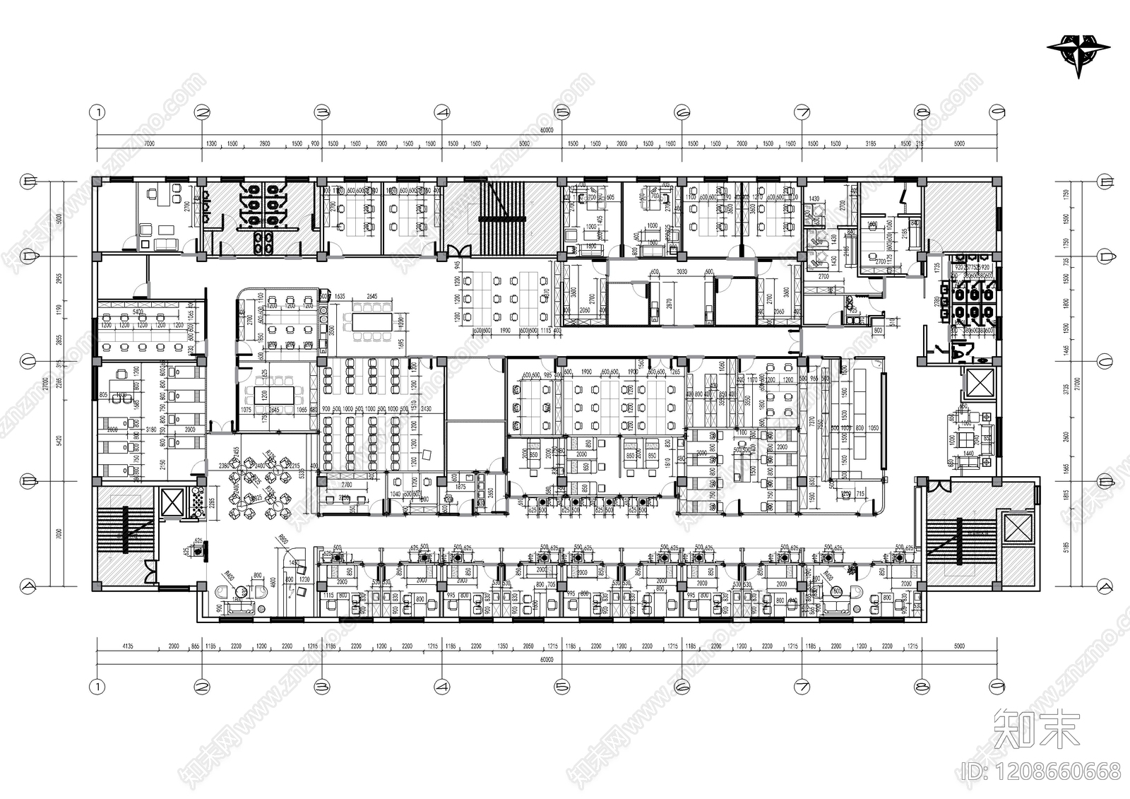 现代中医馆施工图下载【ID:1208660668】
