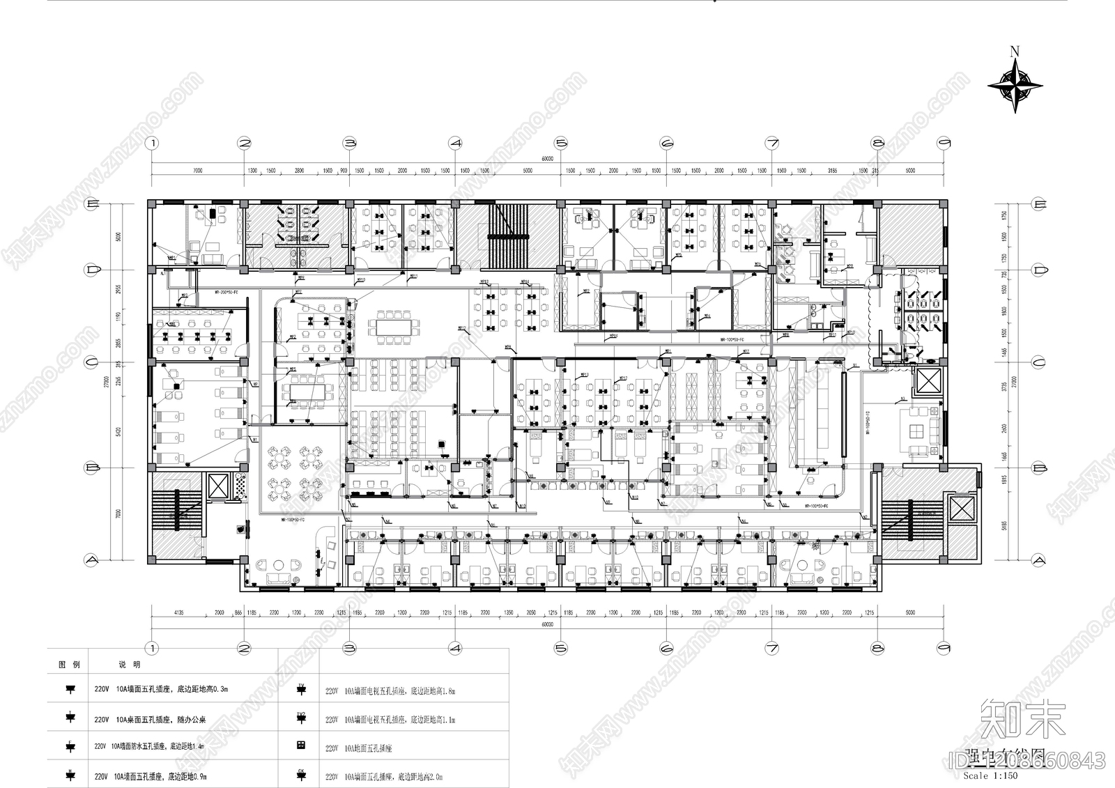 电气图cad施工图下载【ID:1208660843】