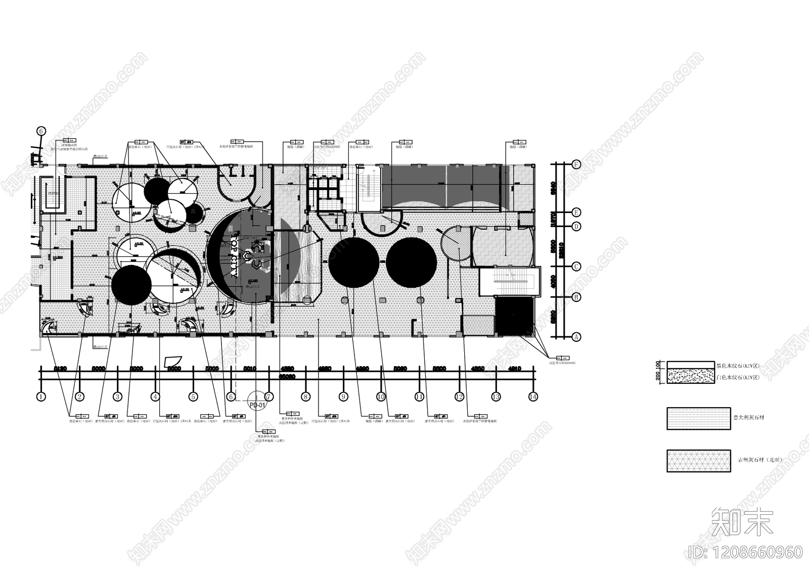现代网吧cad施工图下载【ID:1208660960】