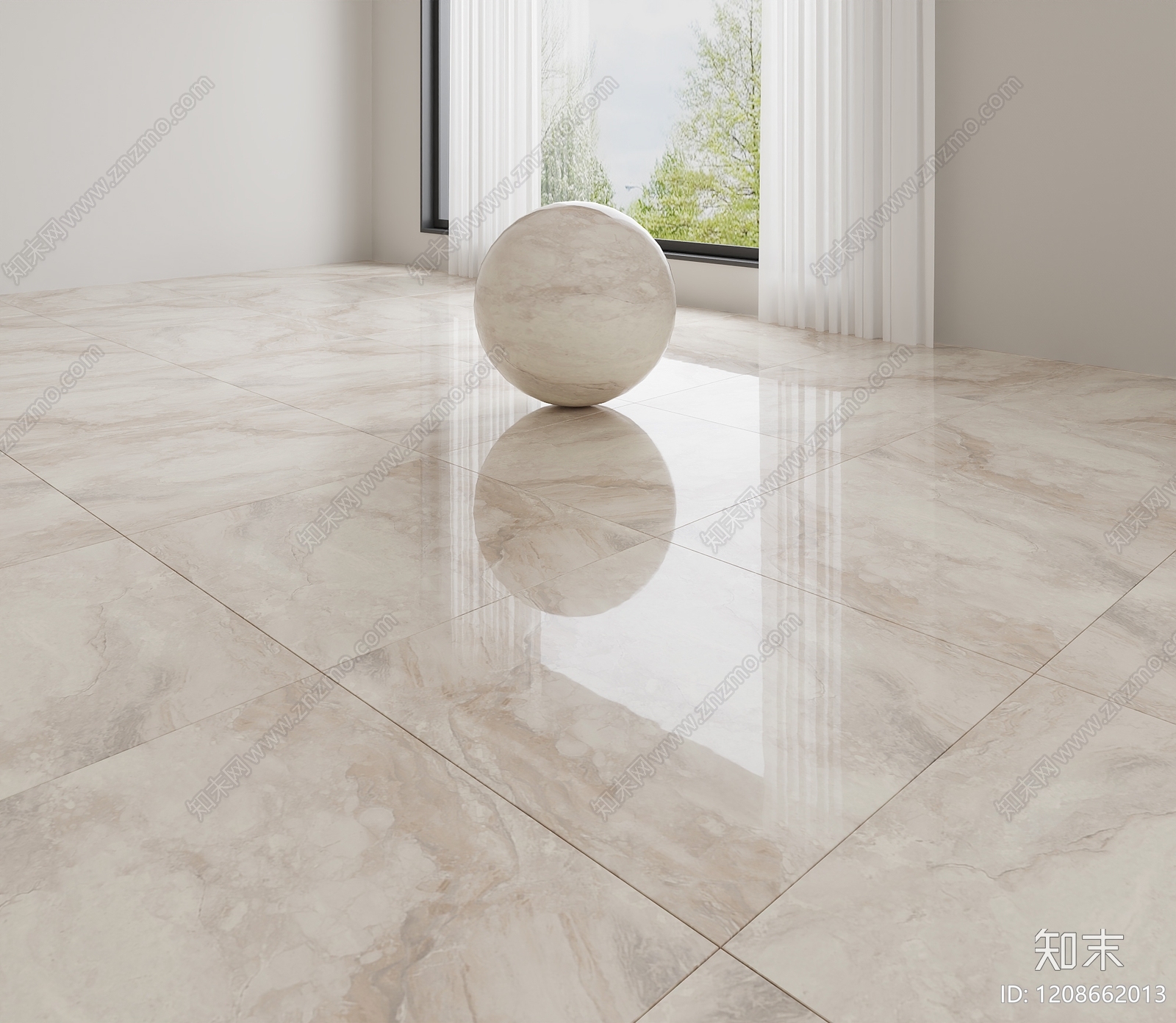 极简地砖3D模型下载【ID:1208662013】