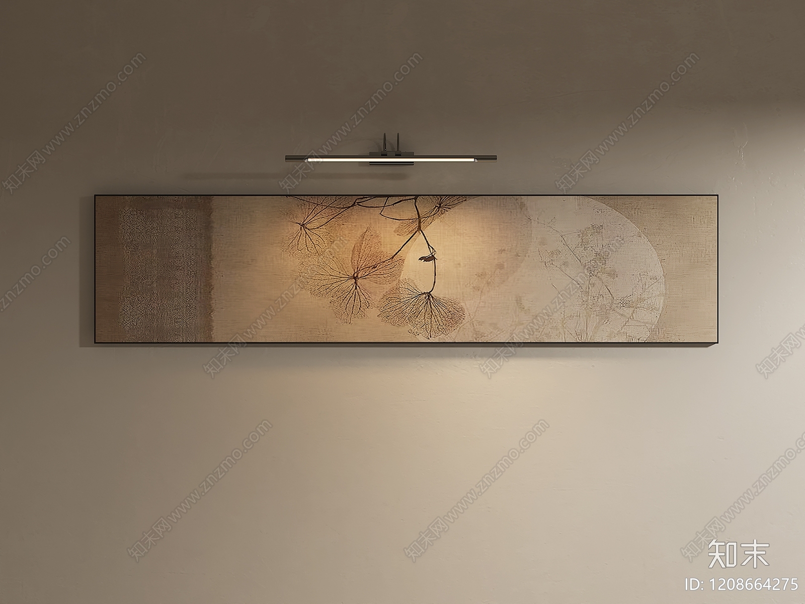 新中式儿童挂画3D模型下载【ID:1208664275】