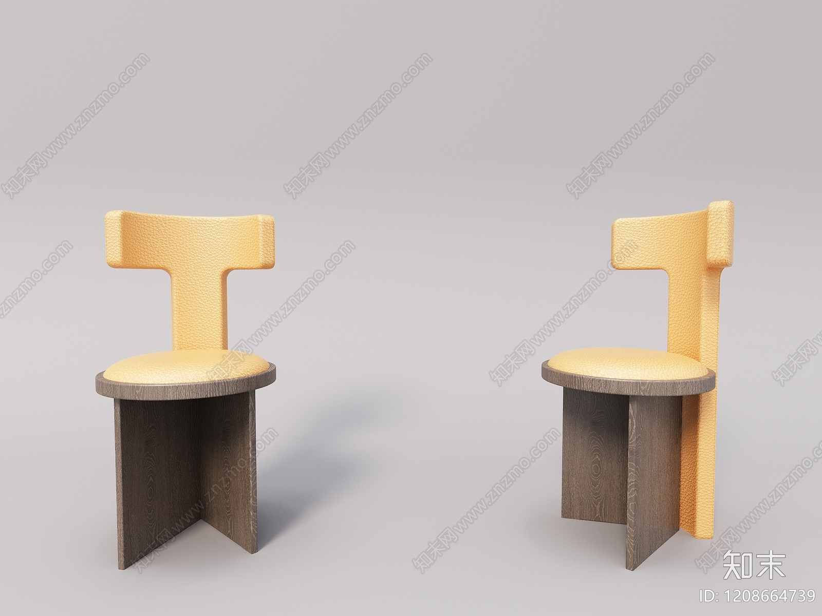 极简茶桌椅3D模型下载【ID:1208664739】
