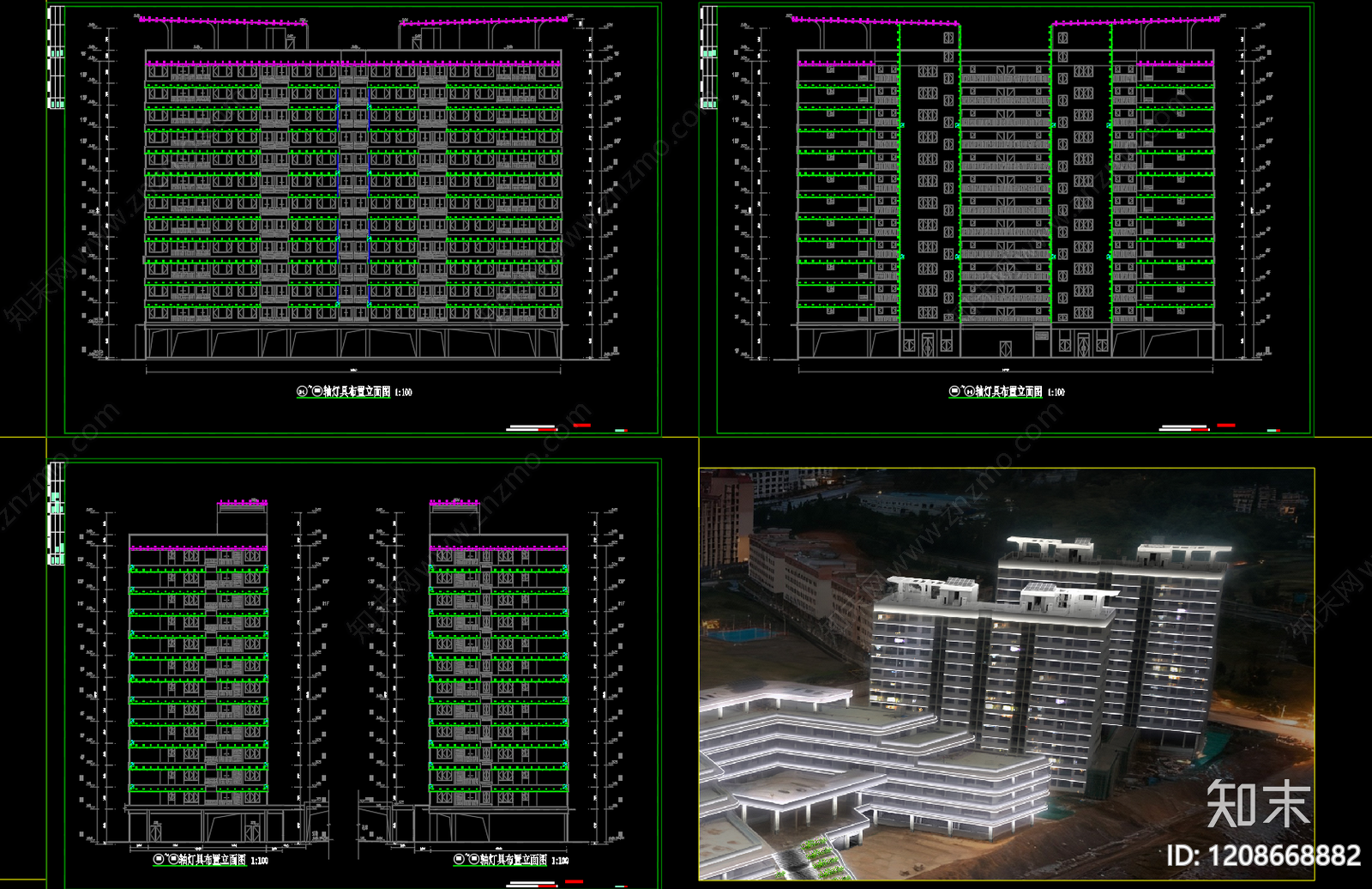 电气图施工图下载【ID:1208668882】