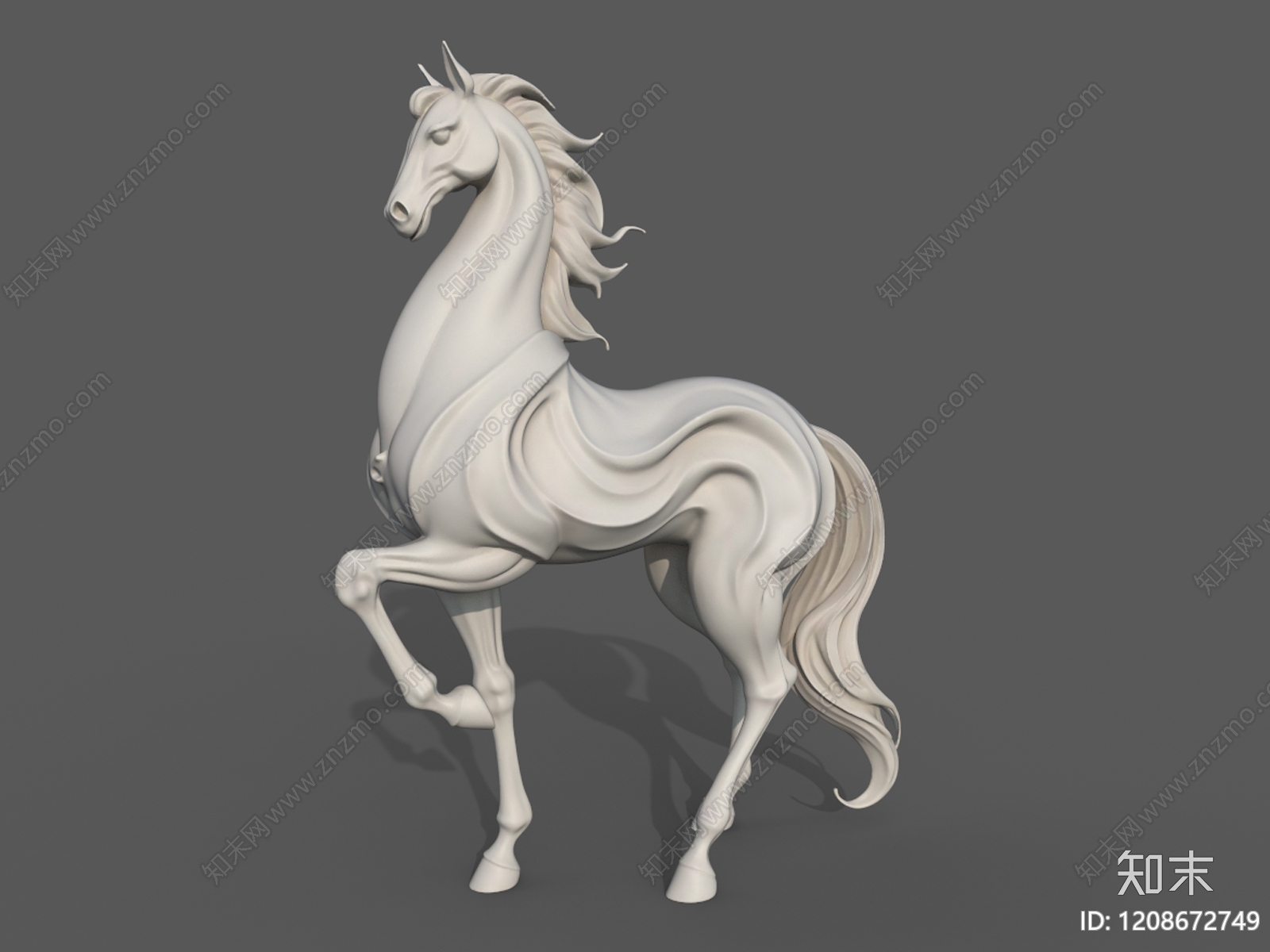 新中式雕塑风其他动物3D模型下载【ID:1208672749】