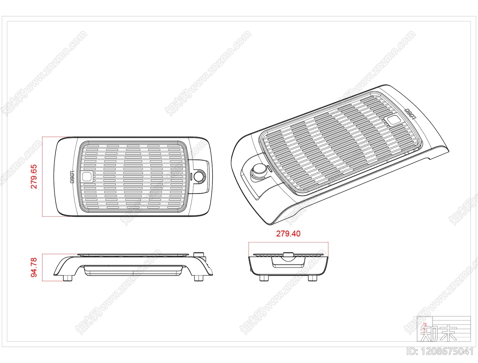 现代电器施工图下载【ID:1208675041】