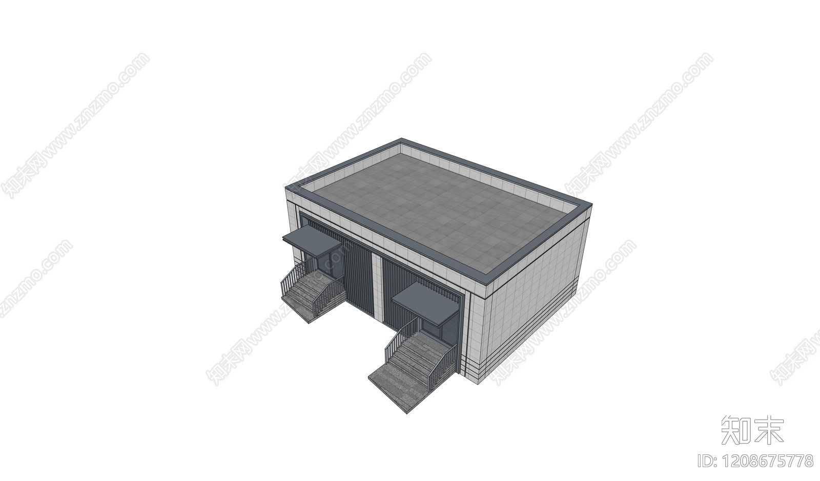 现代简约其他公共建筑SU模型下载【ID:1208675778】