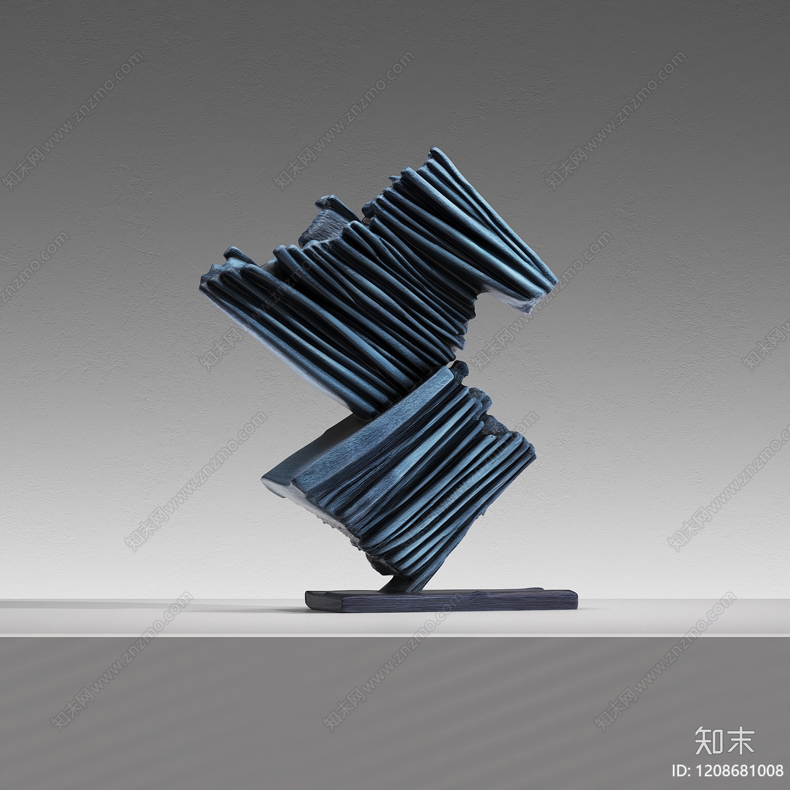 极简主义雕塑摆件3D模型下载【ID:1208681008】