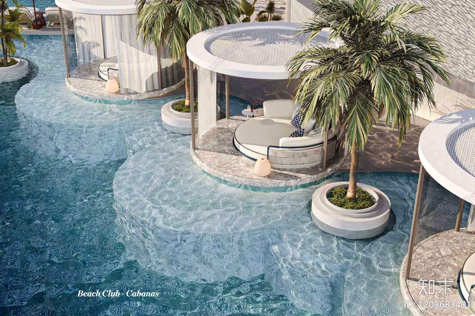 侘寂轻奢小区景观下载【ID:1208683401】