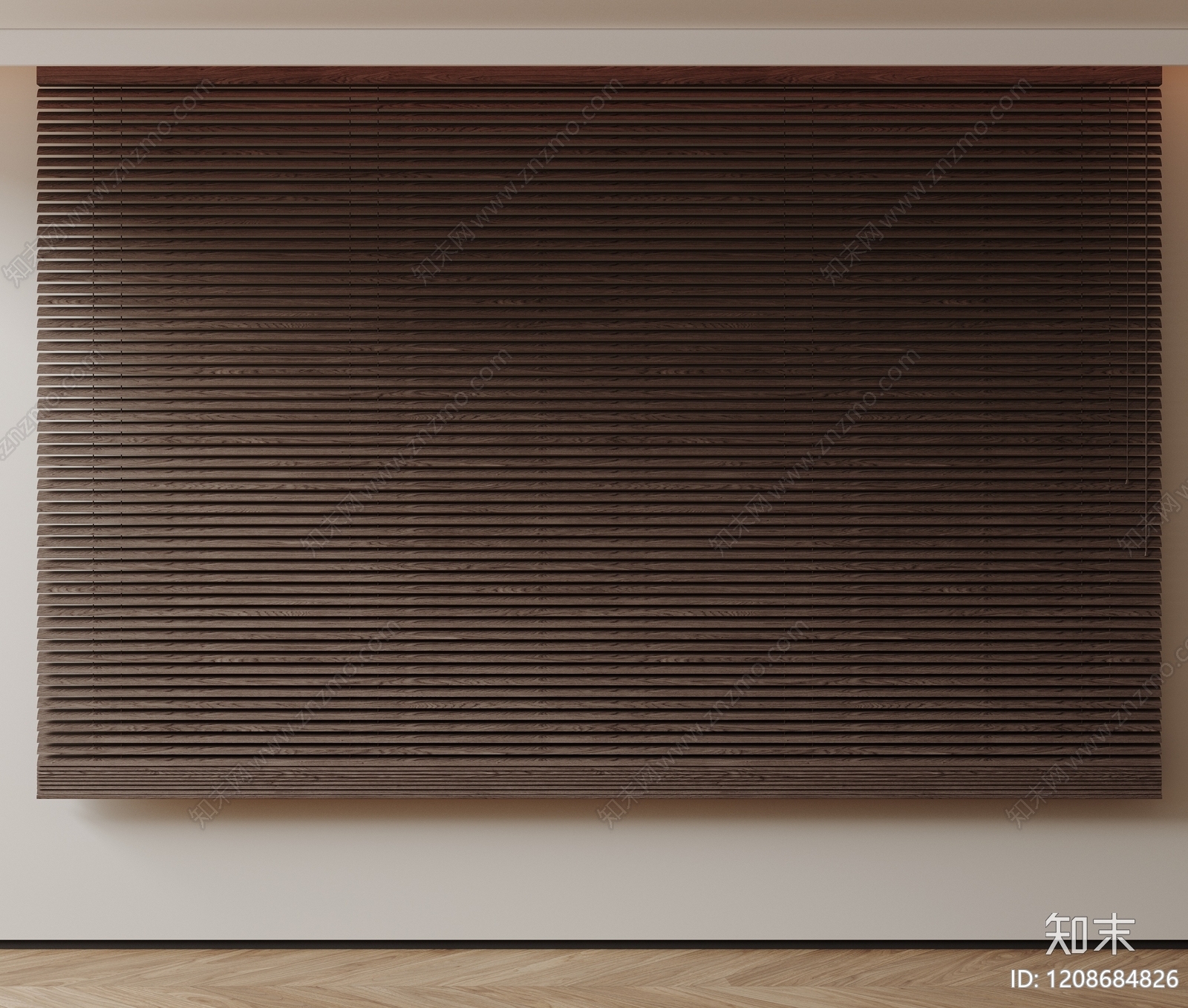 新中式中式窗帘SU模型下载【ID:1208684826】