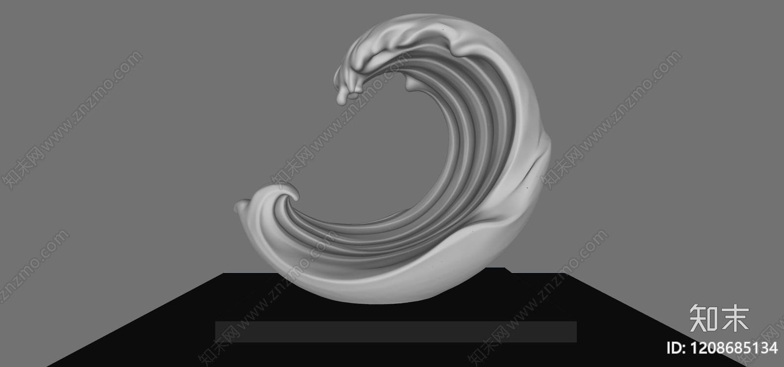 现代轻奢雕塑摆件SU模型下载【ID:1208685134】