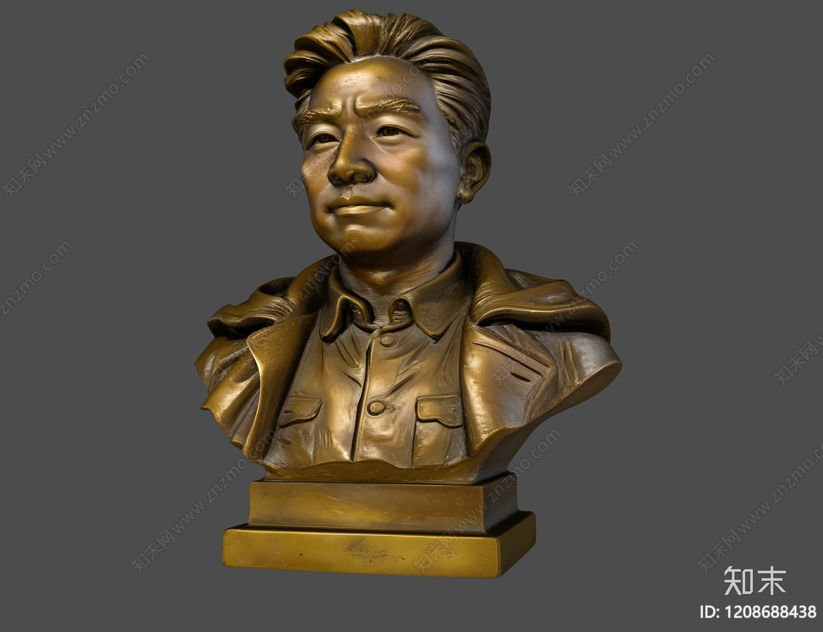 复古雕塑风雕塑摆件3D模型下载【ID:1208688438】