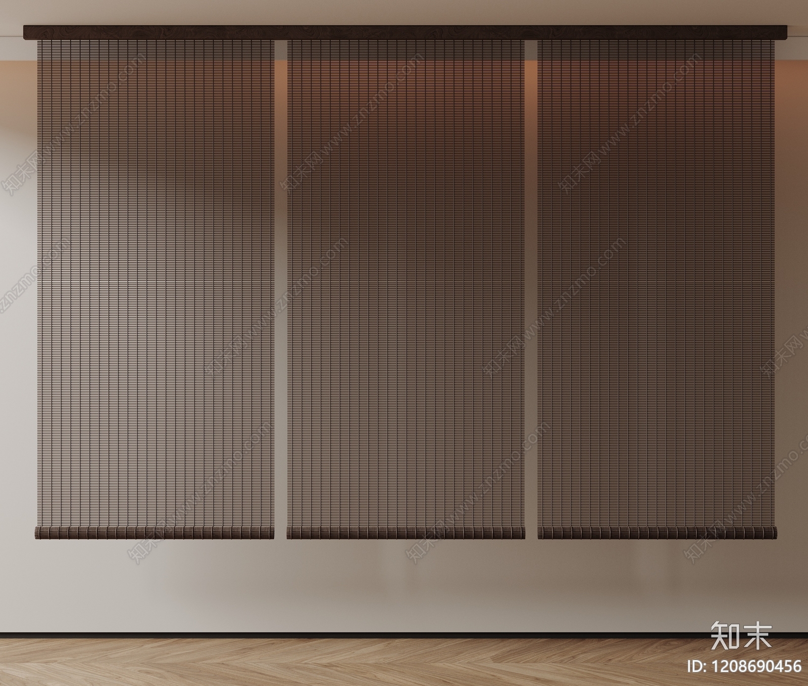 日式卷帘3D模型下载【ID:1208690456】