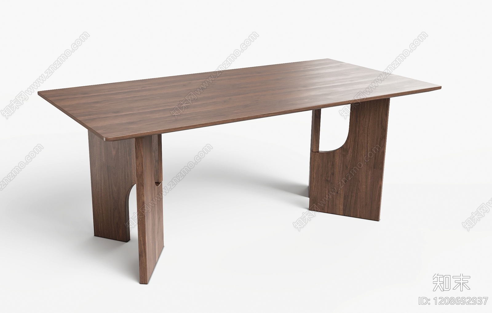 现代简约餐桌3D模型下载【ID:1208692937】