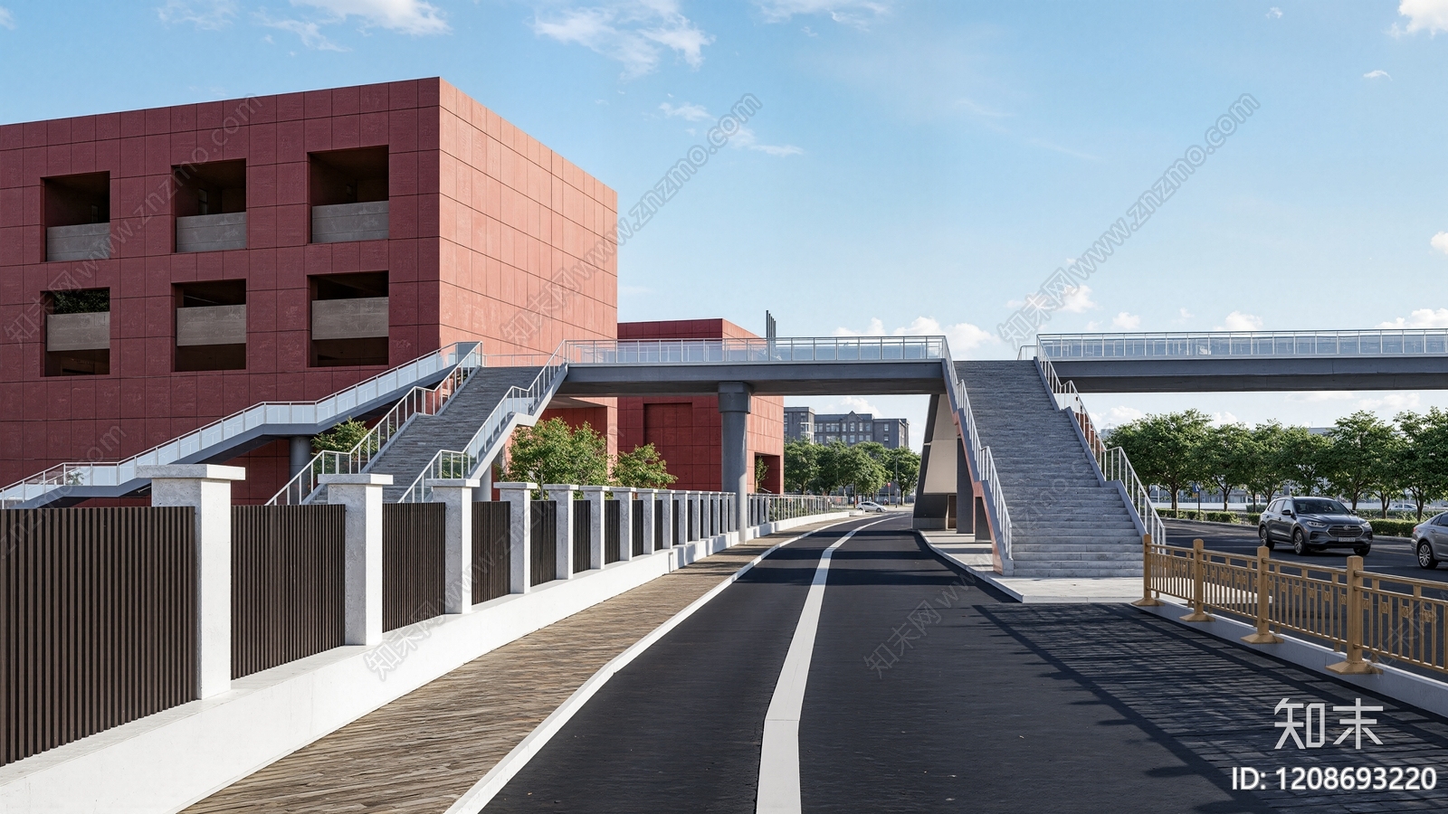 现代天桥SU模型下载【ID:1208693220】