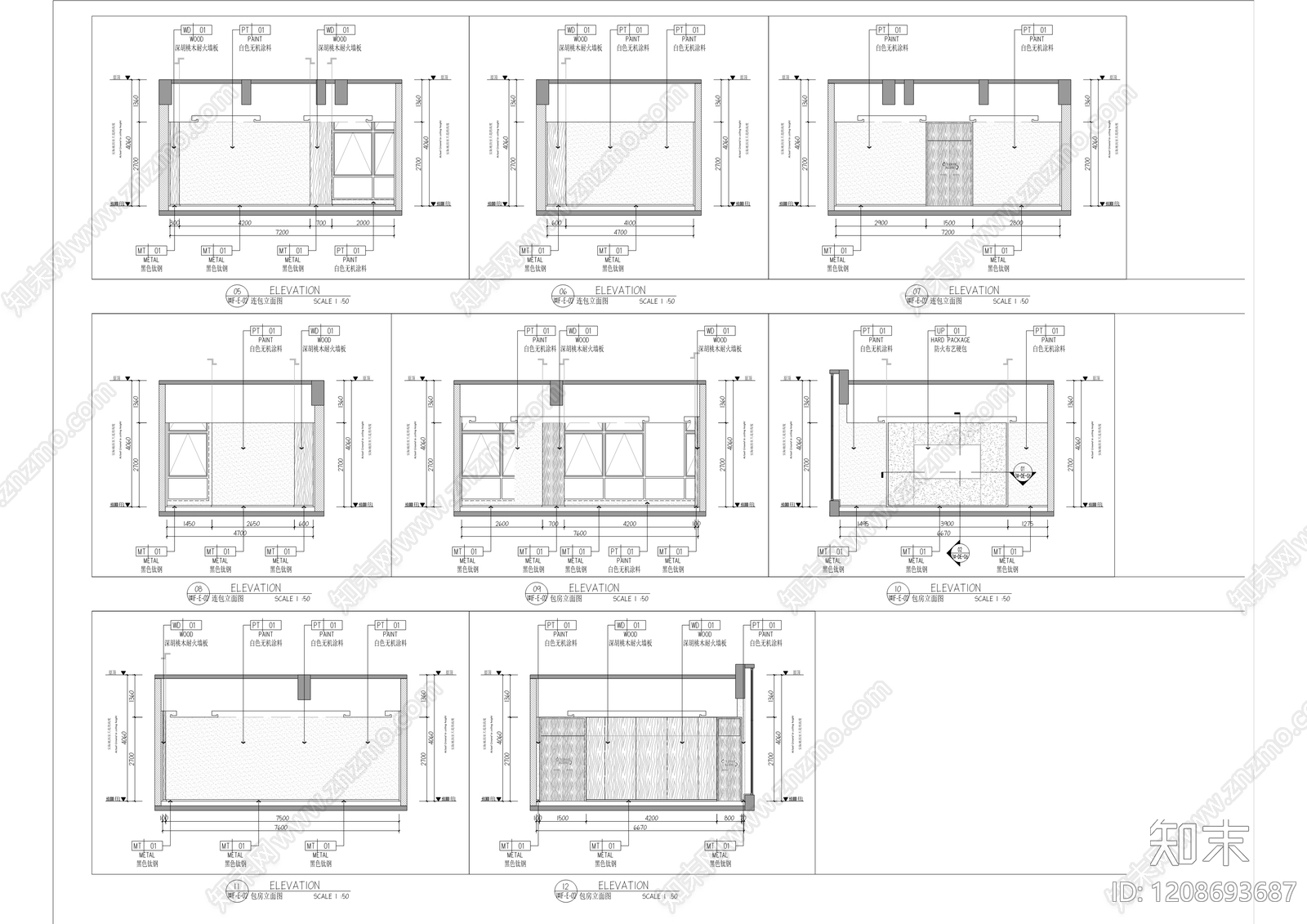 现代医院cad施工图下载【ID:1208693687】