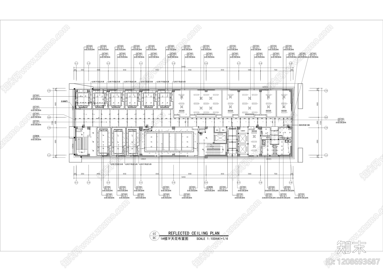 现代医院cad施工图下载【ID:1208693687】