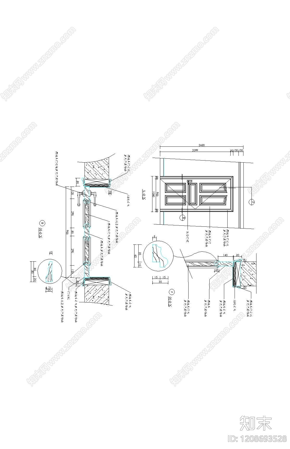 入户门施工图下载【ID:1208693528】