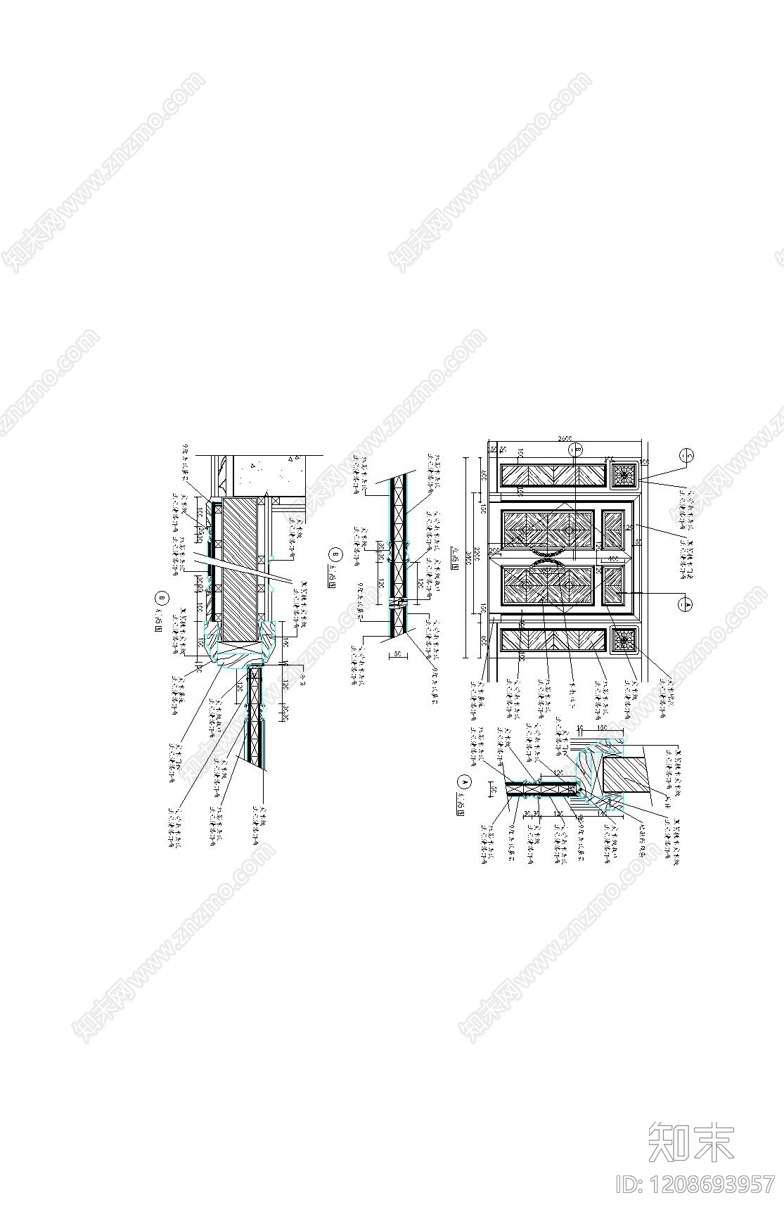 入户门施工图下载【ID:1208693957】