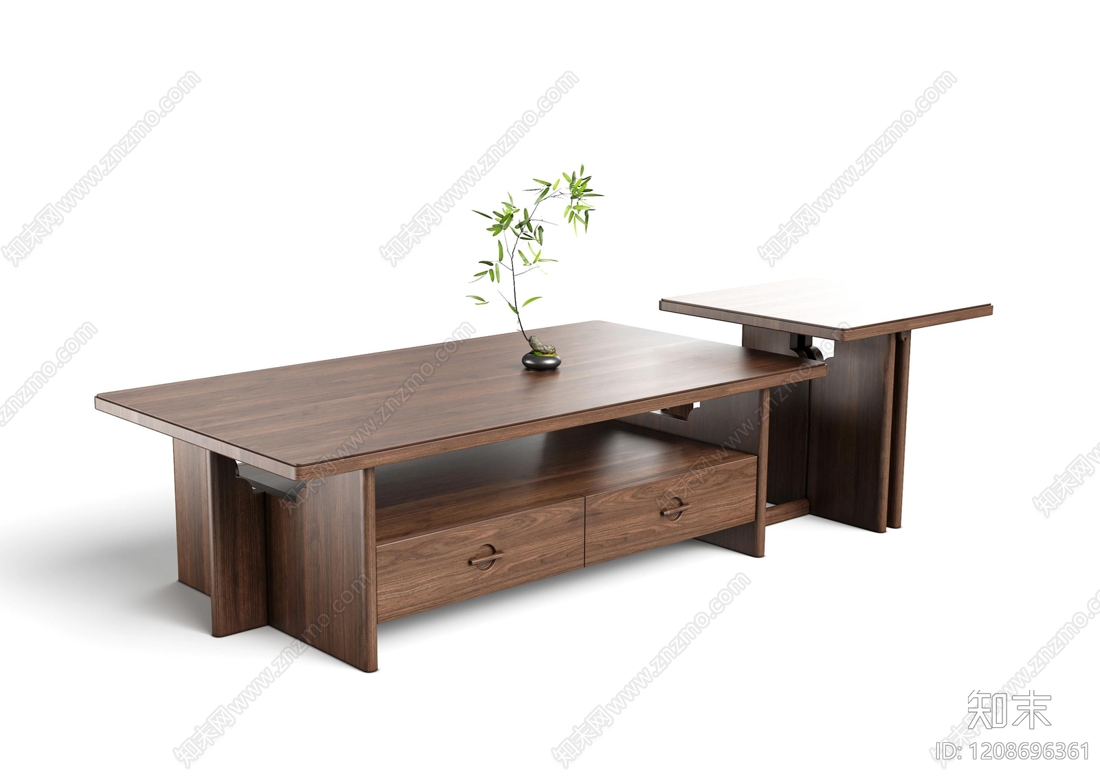 新中式茶几3D模型下载【ID:1208696361】
