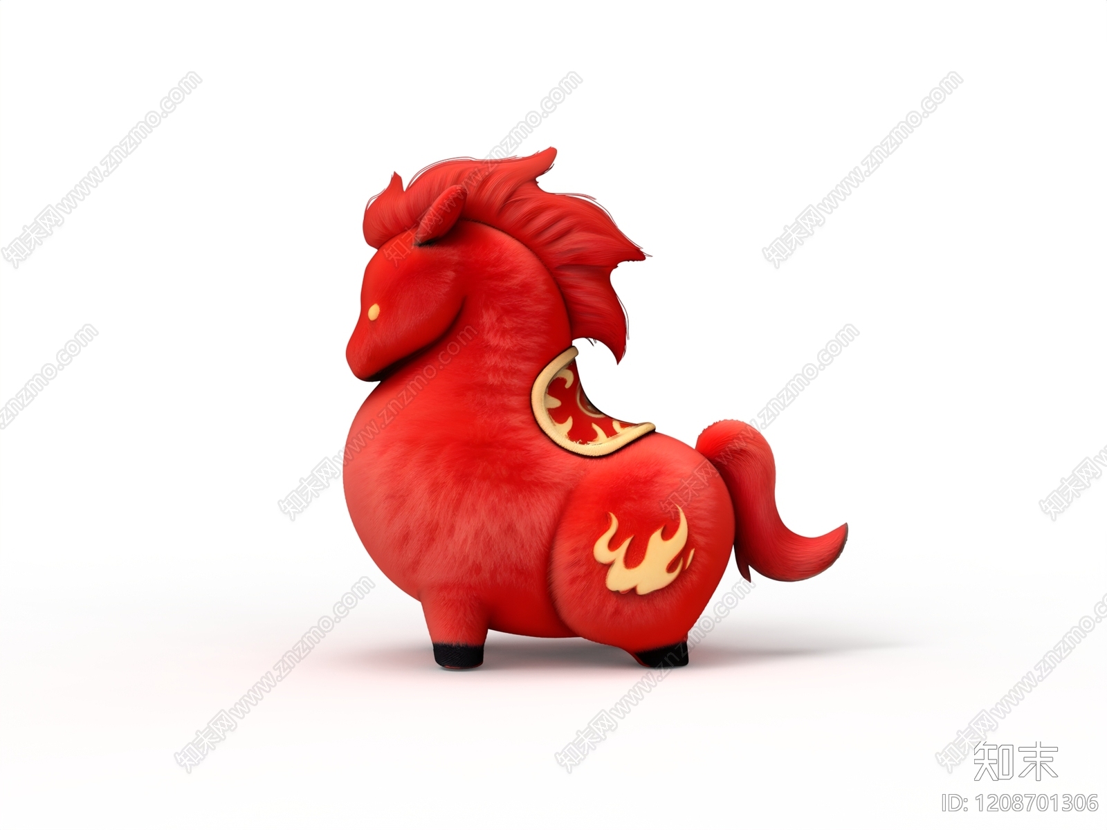 毛绒玩具3D模型下载【ID:1208701306】