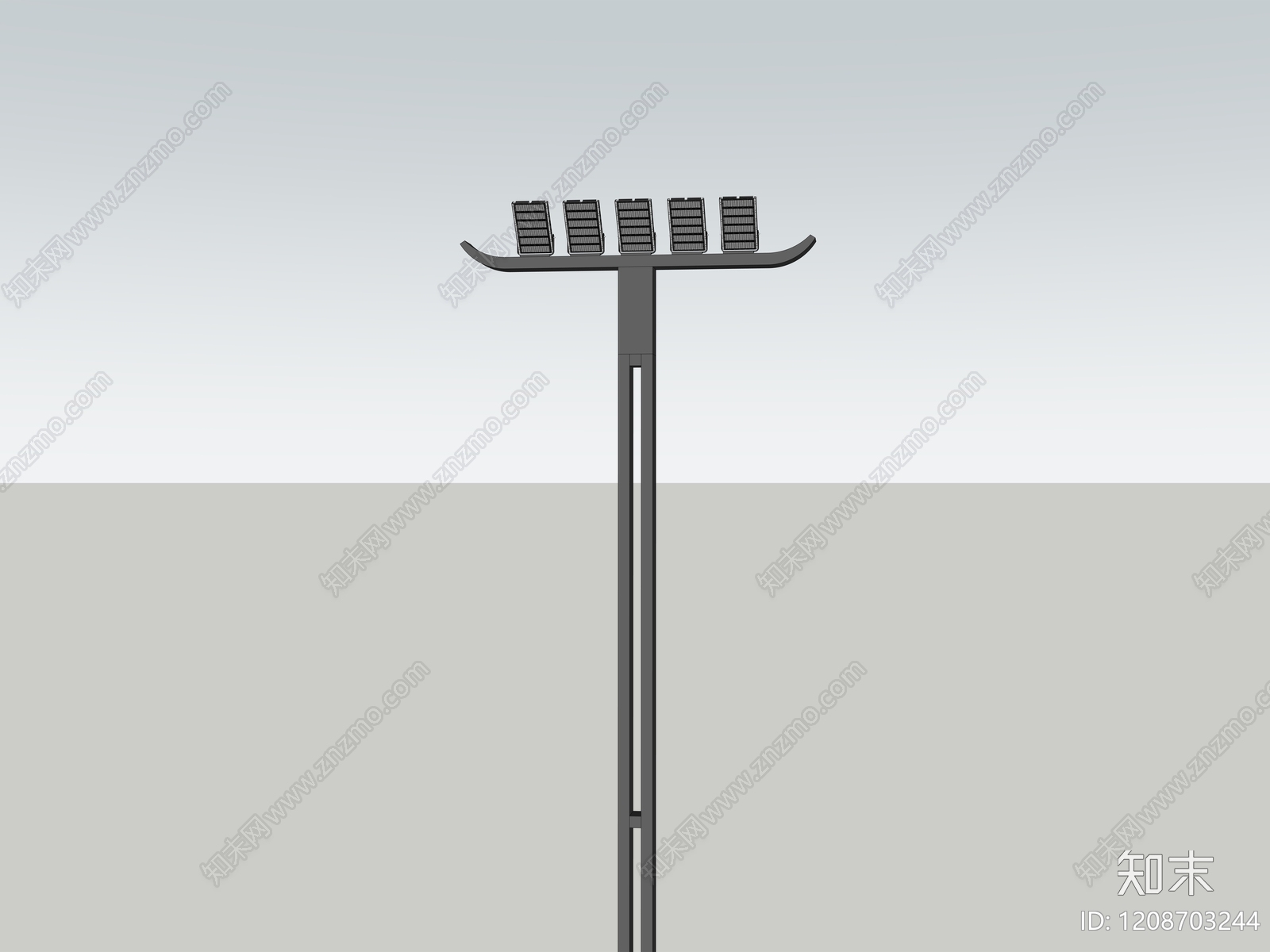 现代简约景观灯SU模型下载【ID:1208703244】