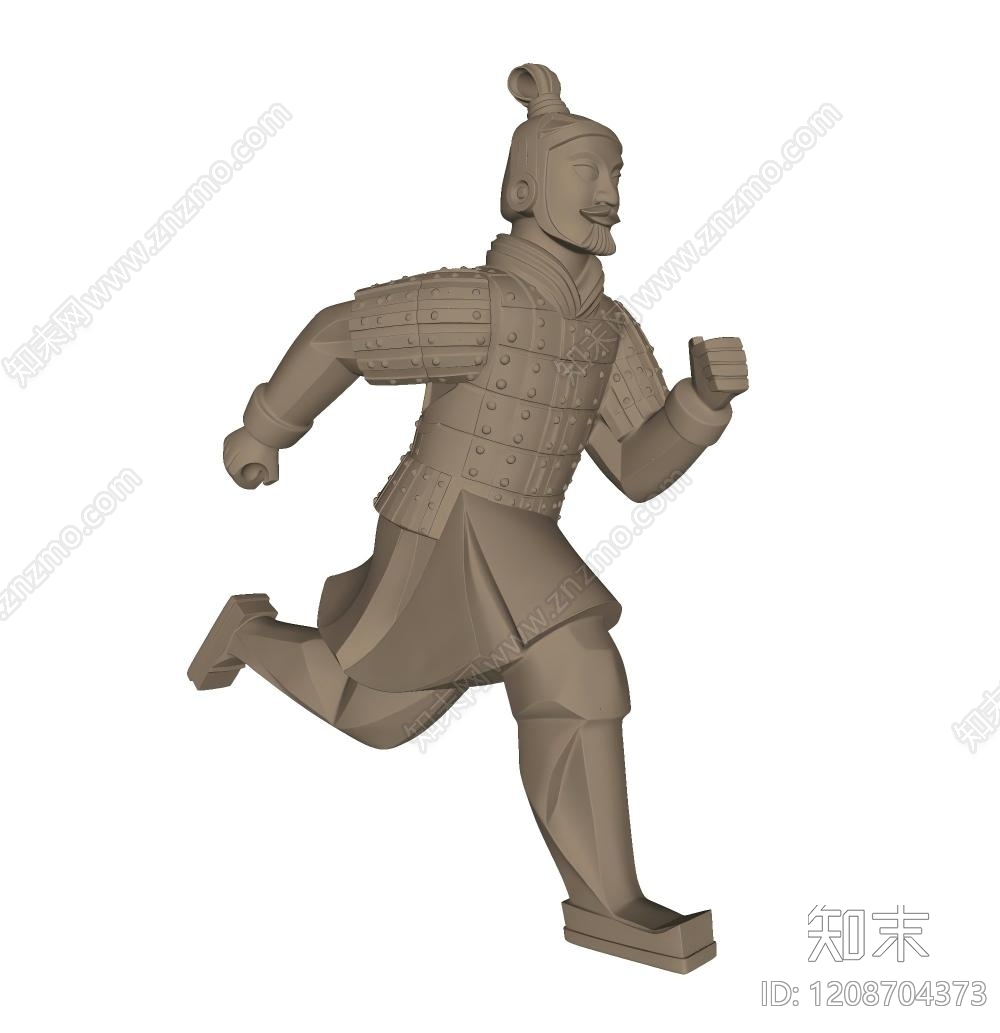 现代新中式雕塑摆件SU模型下载【ID:1208704373】