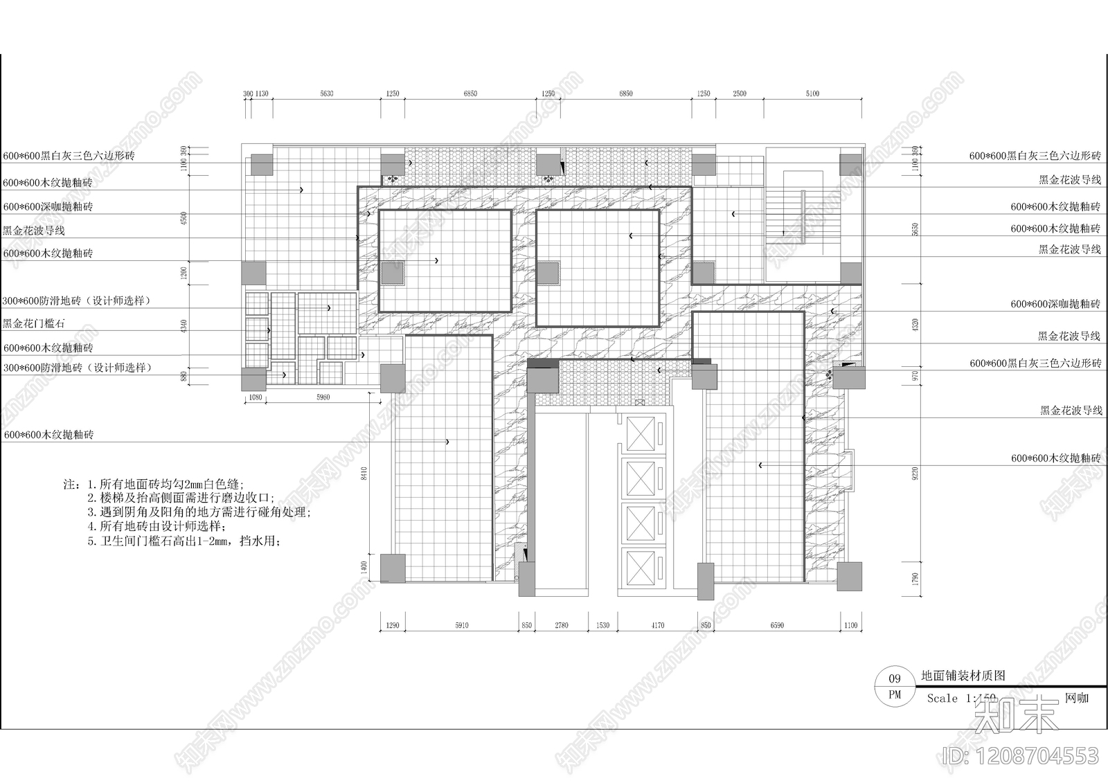 现代网吧cad施工图下载【ID:1208704553】