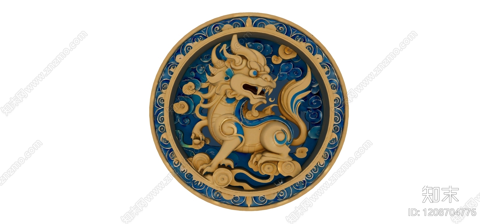 新中式中式雕塑摆件SU模型下载【ID:1208704776】