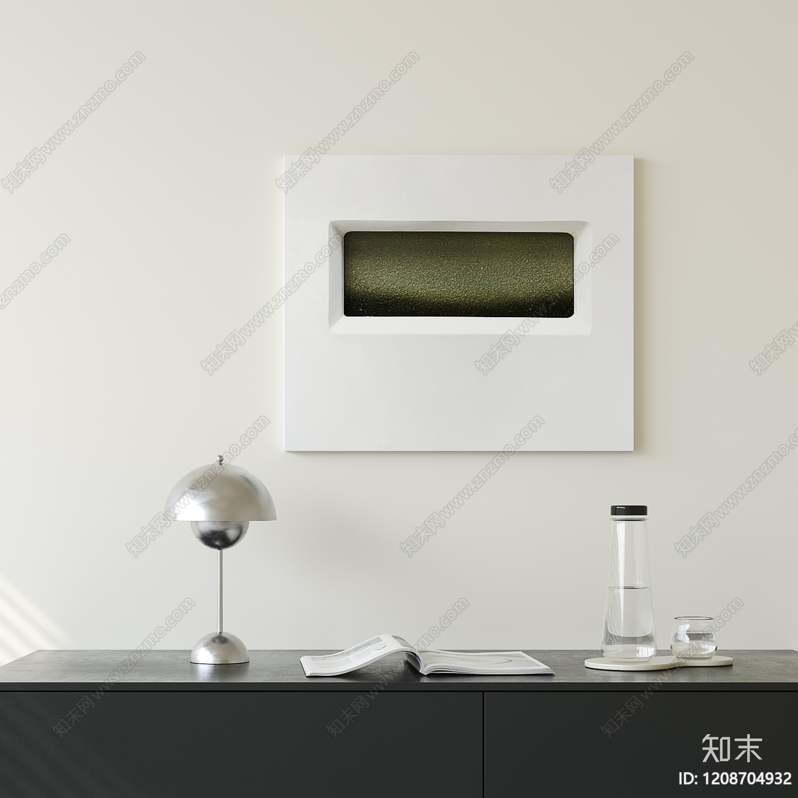 极简挂画3D模型下载【ID:1208704932】
