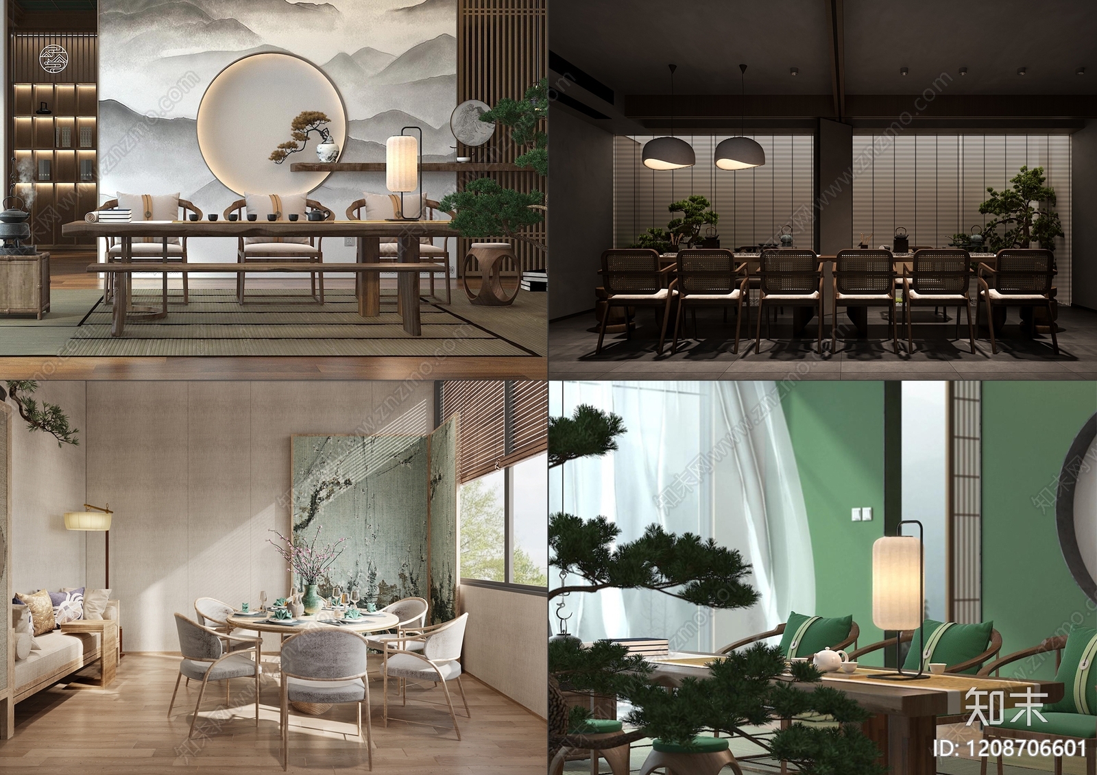 茶室茶空间茶馆施工图集cad施工图下载【ID:1208706601】