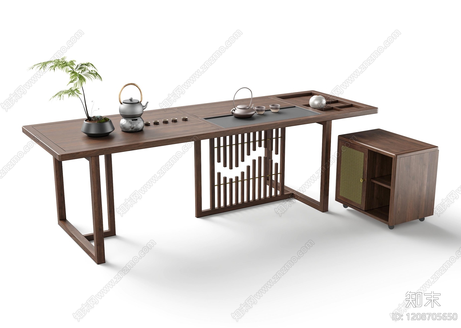 新中式其他桌子3D模型下载【ID:1208705650】