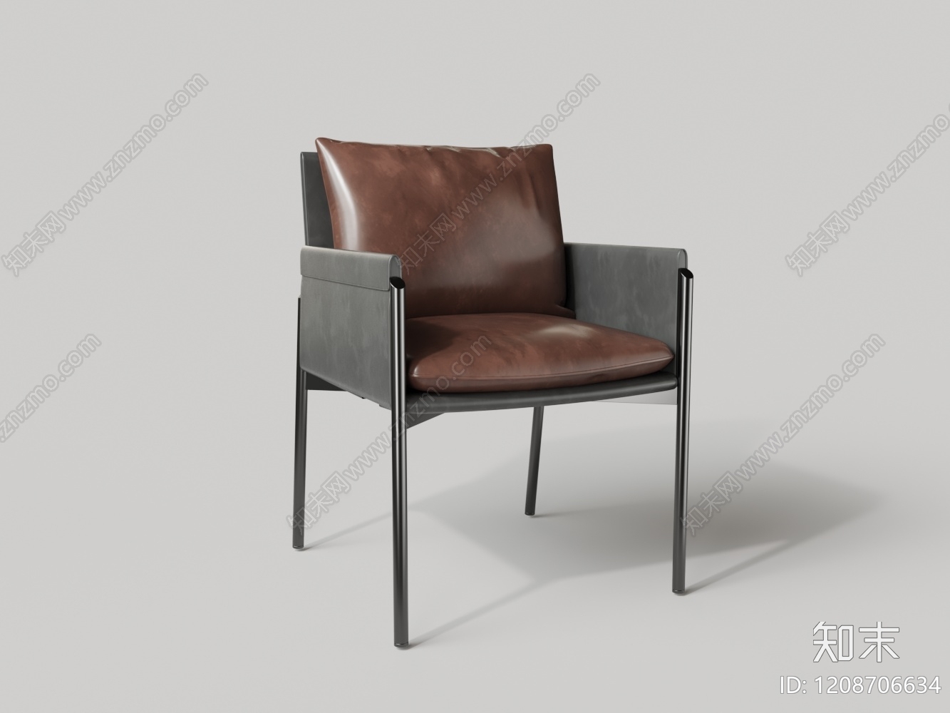 极简休闲椅3D模型下载【ID:1208706634】