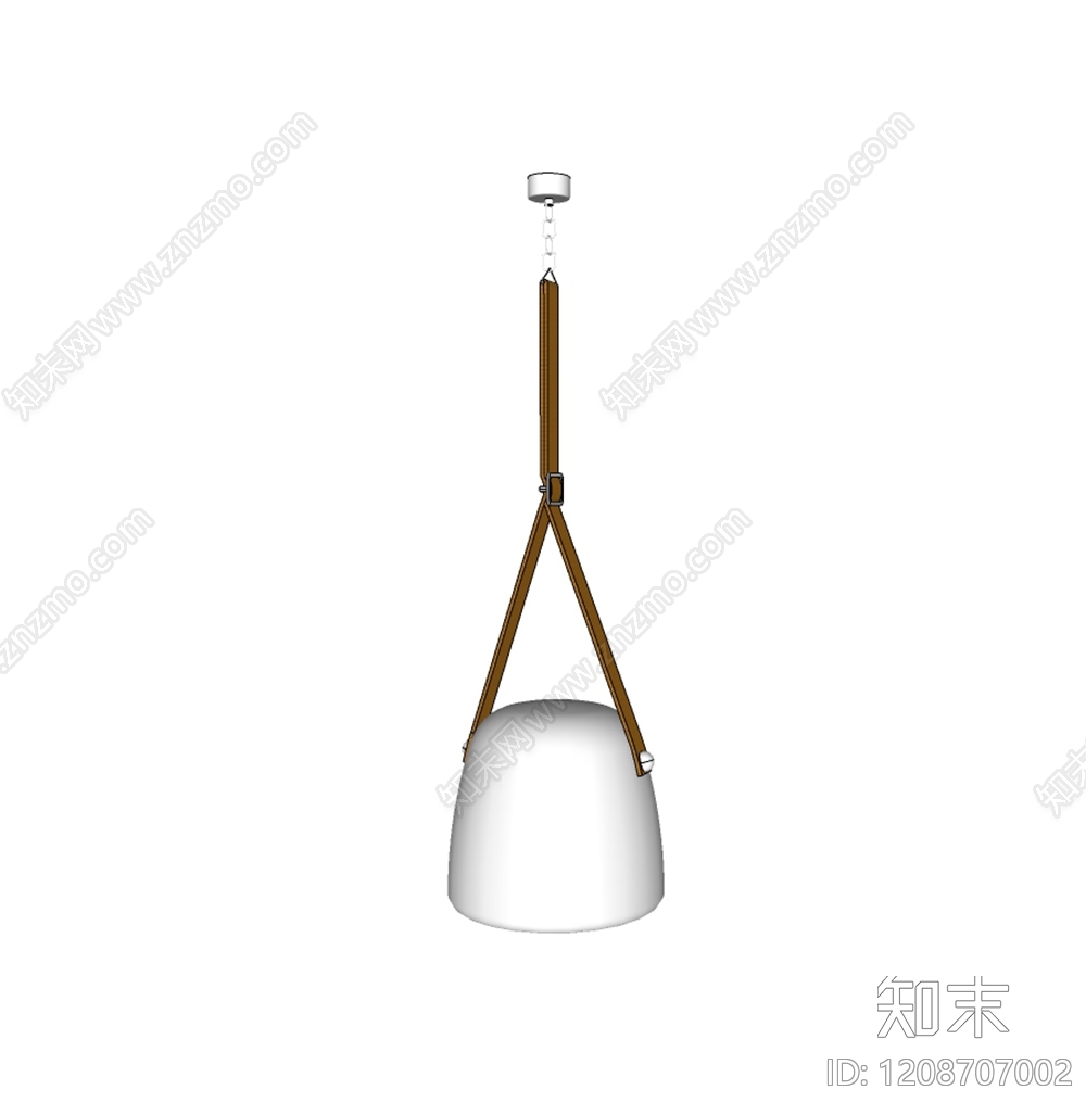 现代简约吊灯SU模型下载【ID:1208707002】