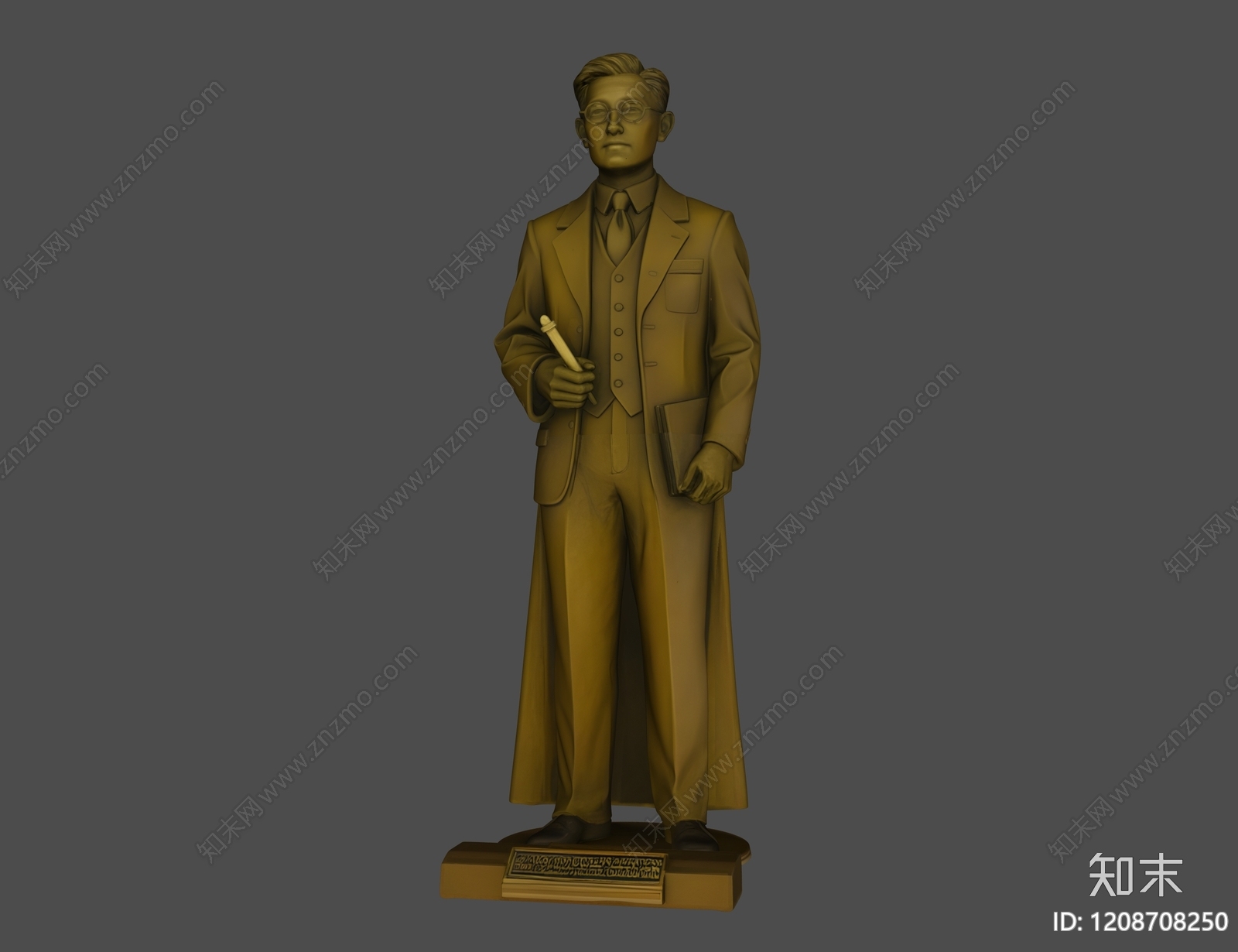现代新中式雕塑SU模型下载【ID:1208708250】
