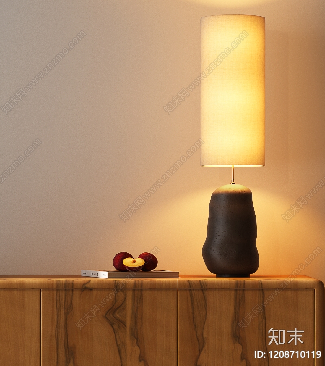 侘寂风台灯3D模型下载【ID:1208710119】