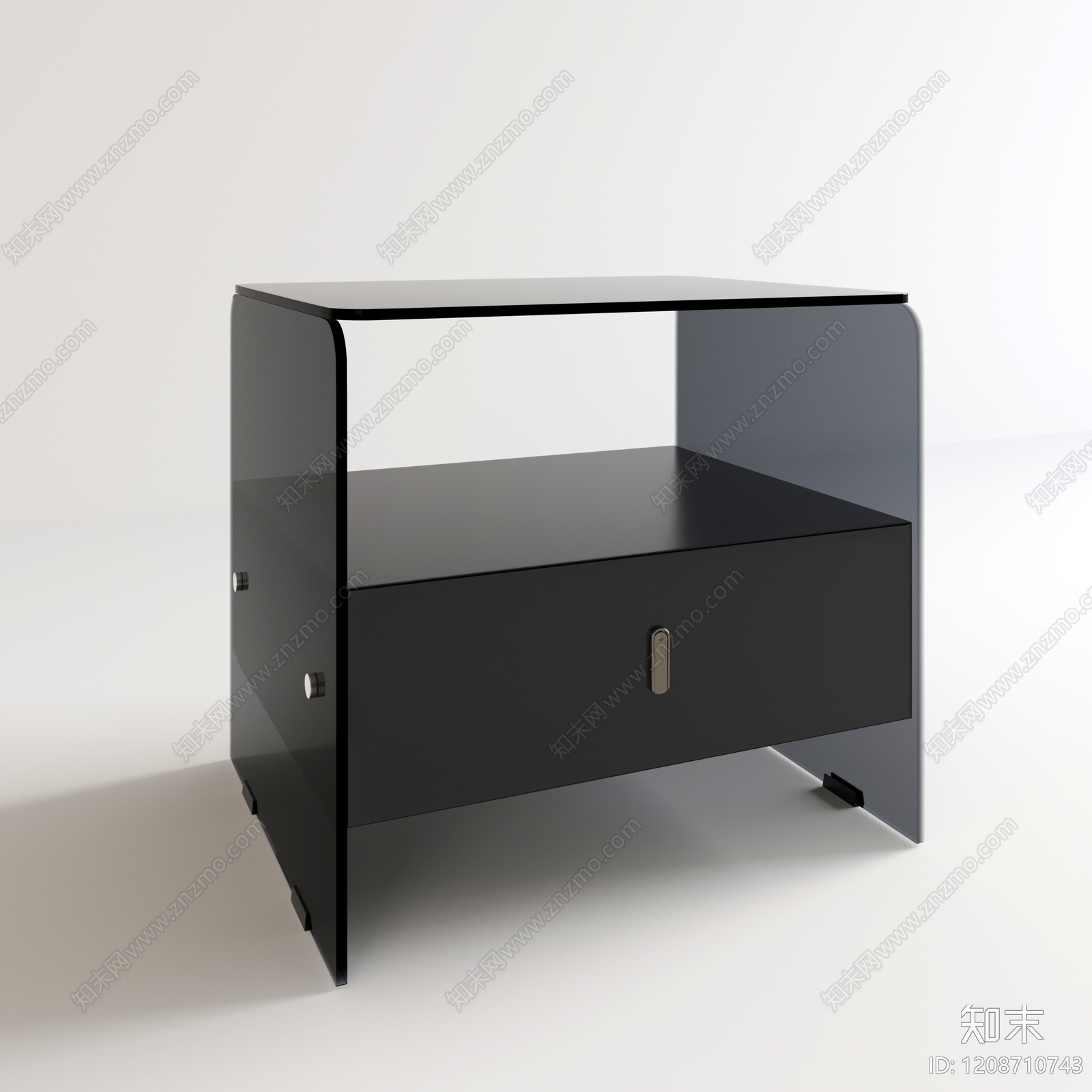 极简床头柜3D模型下载【ID:1208710743】