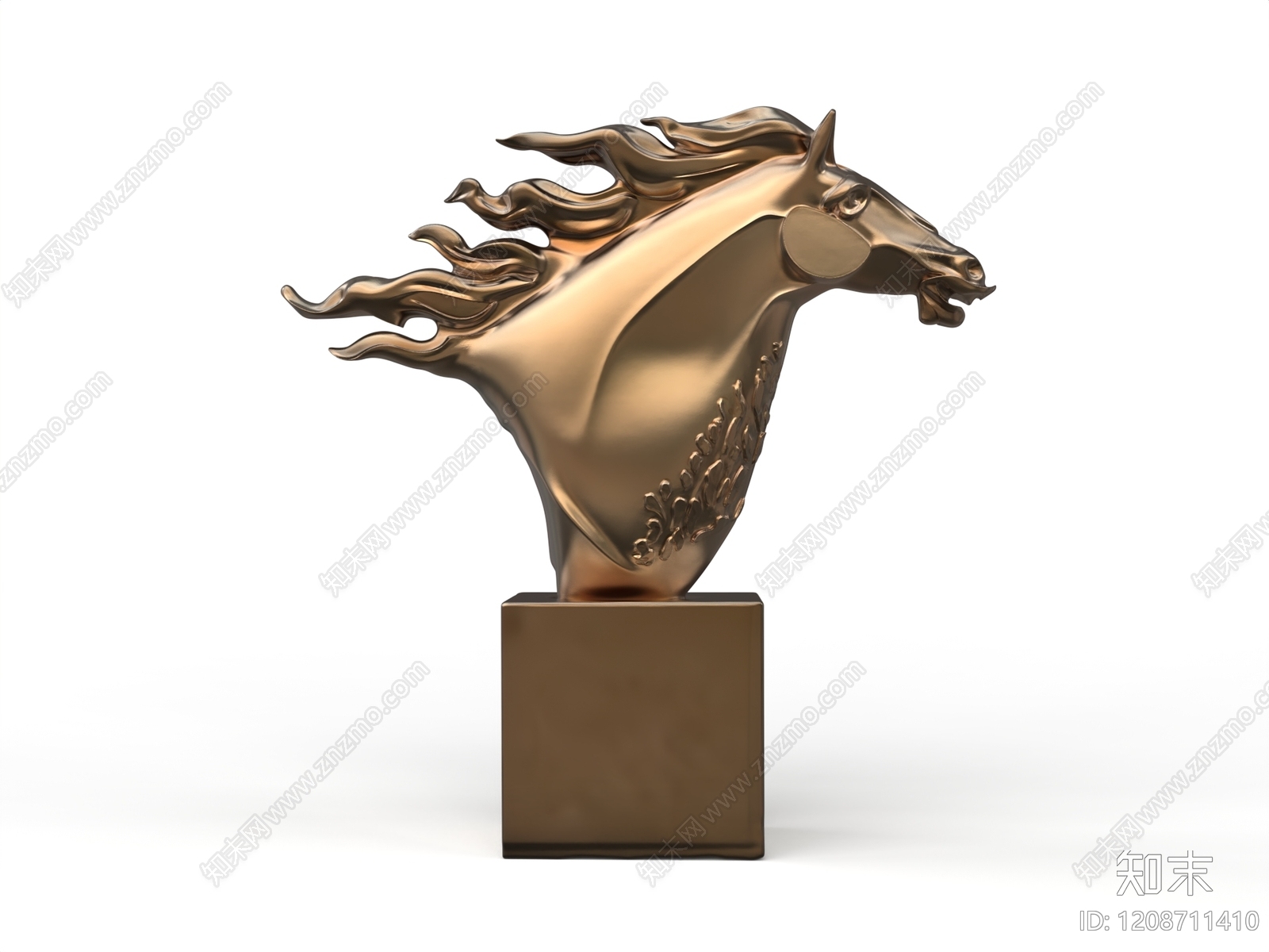 现代雕塑艺术雕塑摆件3D模型下载【ID:1208711410】