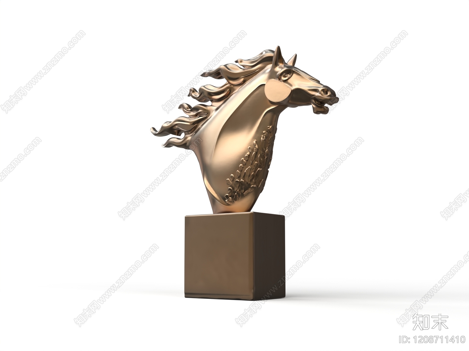现代雕塑艺术雕塑摆件3D模型下载【ID:1208711410】