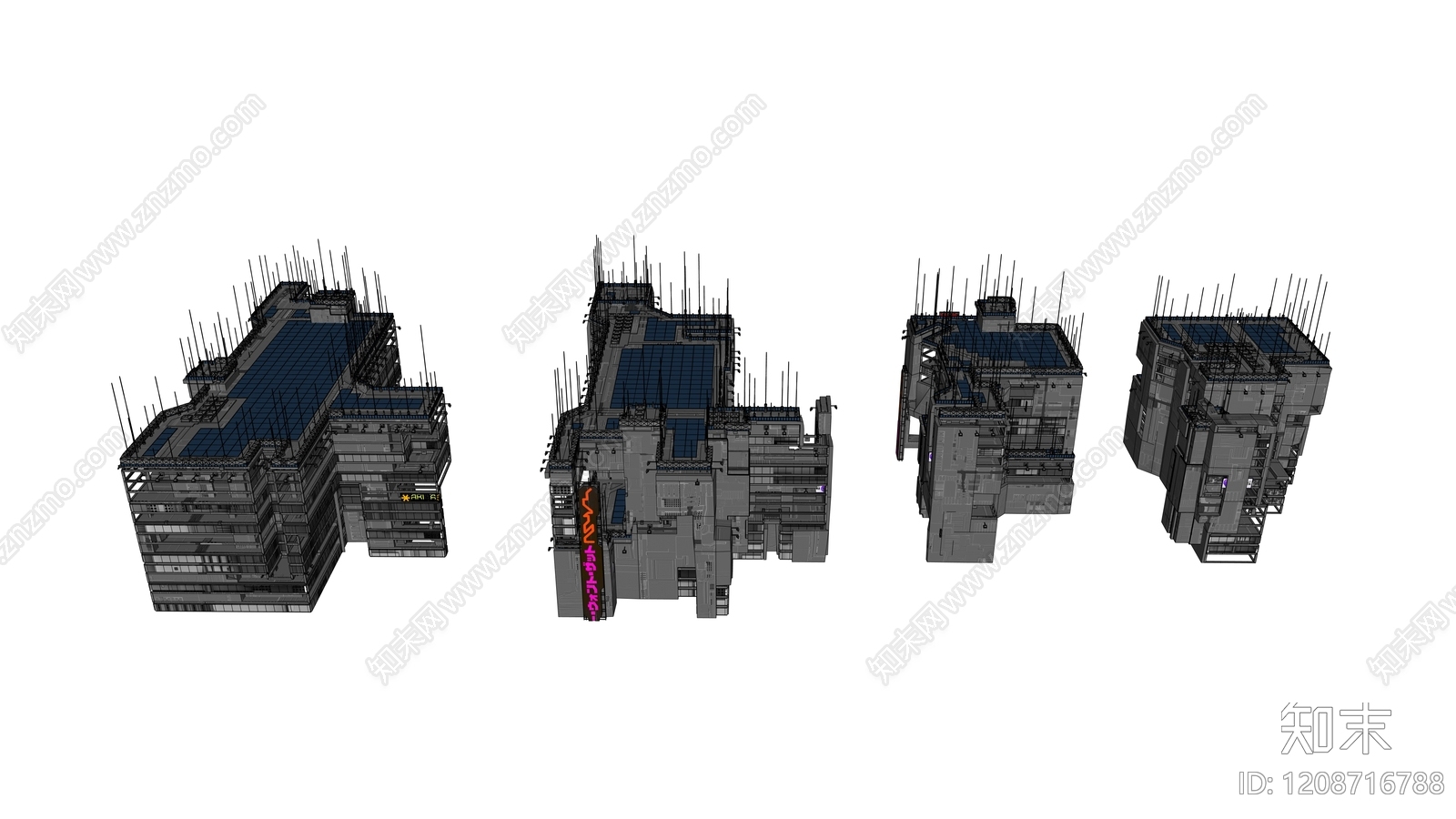 工业其他商业建筑SU模型下载【ID:1208716788】