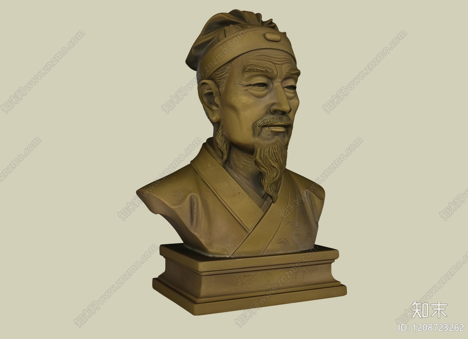 新中式雕塑摆件3D模型下载【ID:1208723262】
