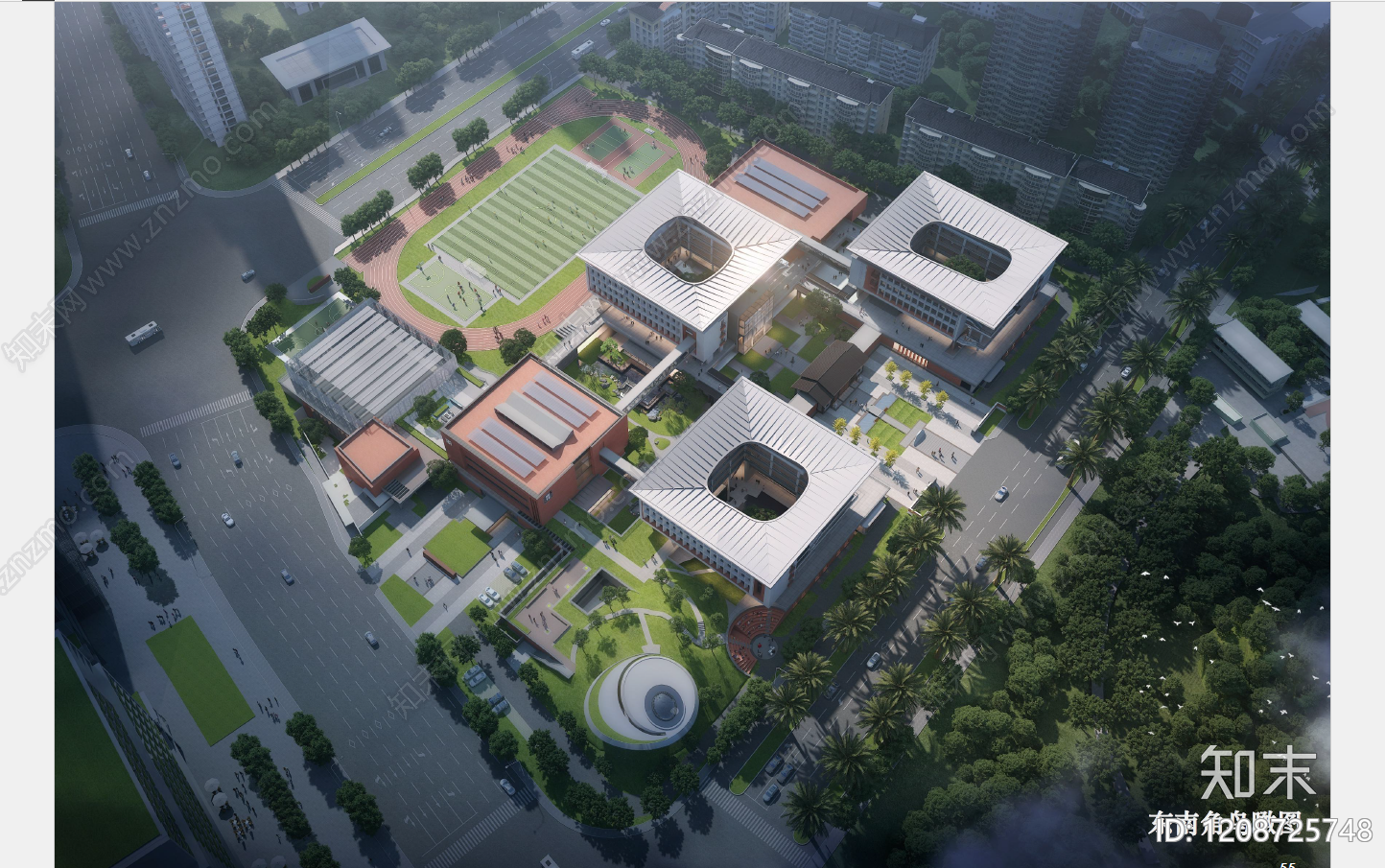 现代中小学建筑下载【ID:1208725748】