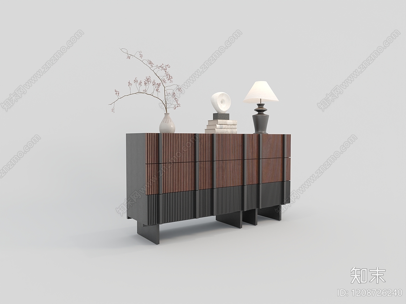 现代简约斗柜3D模型下载【ID:1208726240】