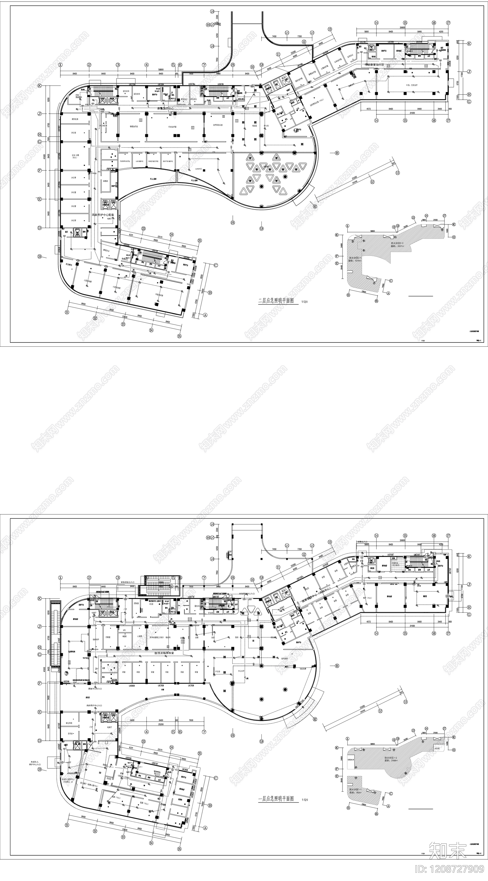 火灾自动报警系统cad施工图下载【ID:1208727909】