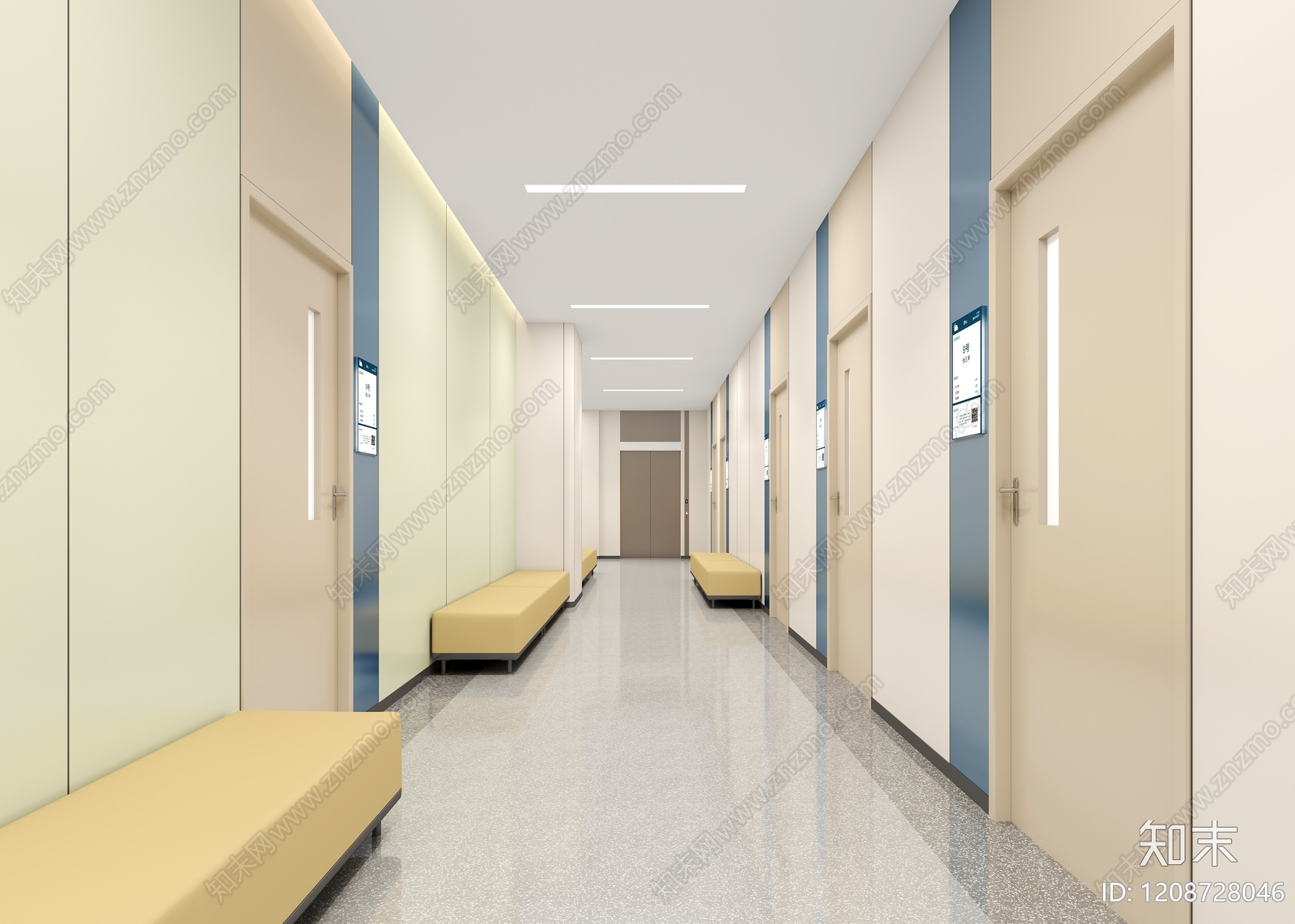 现代简约医院3D模型下载【ID:1208728046】