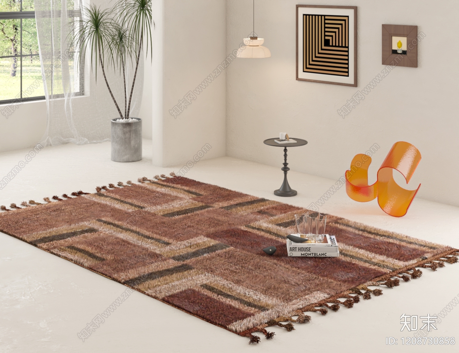 中古风地毯3D模型下载【ID:1208730858】