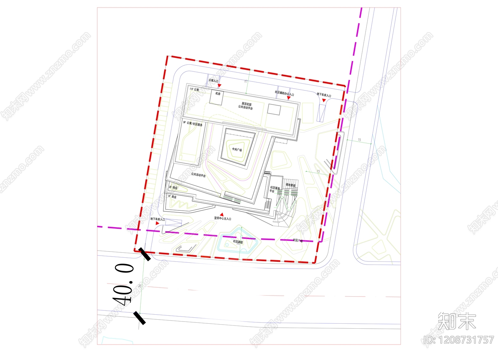 社区商业中心施工图下载【ID:1208731757】