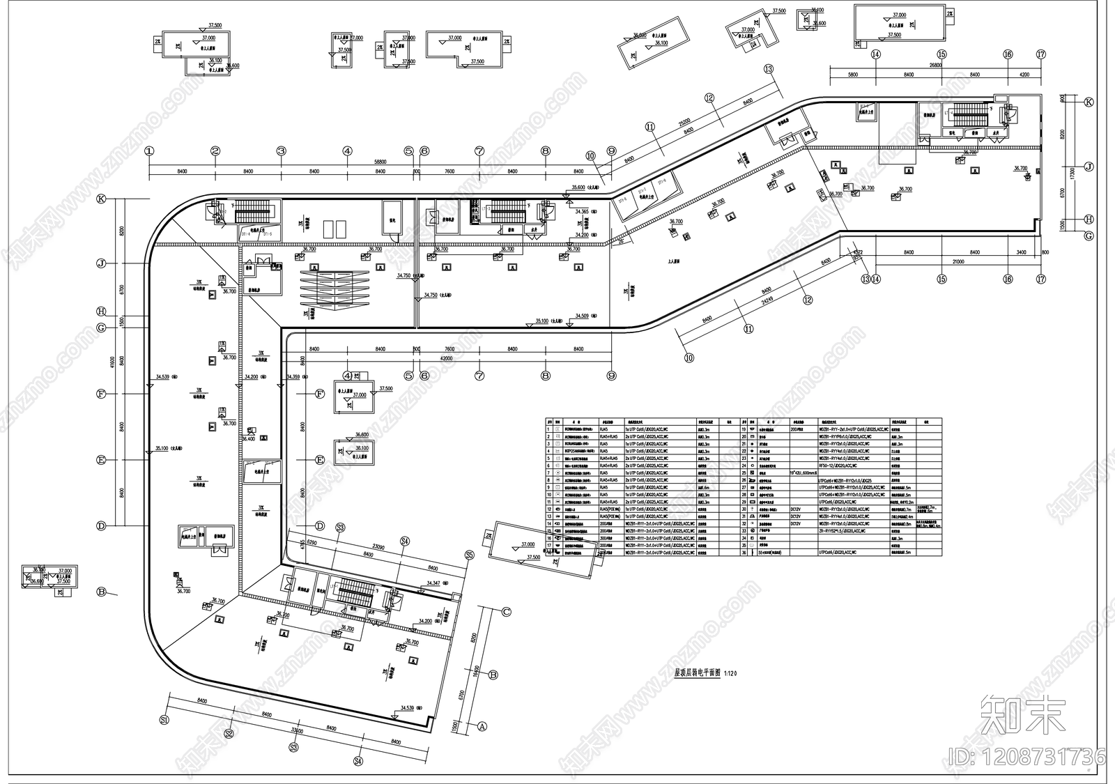 通信网络系统cad施工图下载【ID:1208731736】