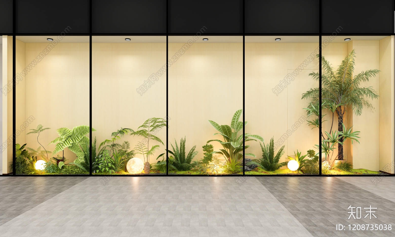 现代简约橱窗3D模型下载【ID:1208735038】