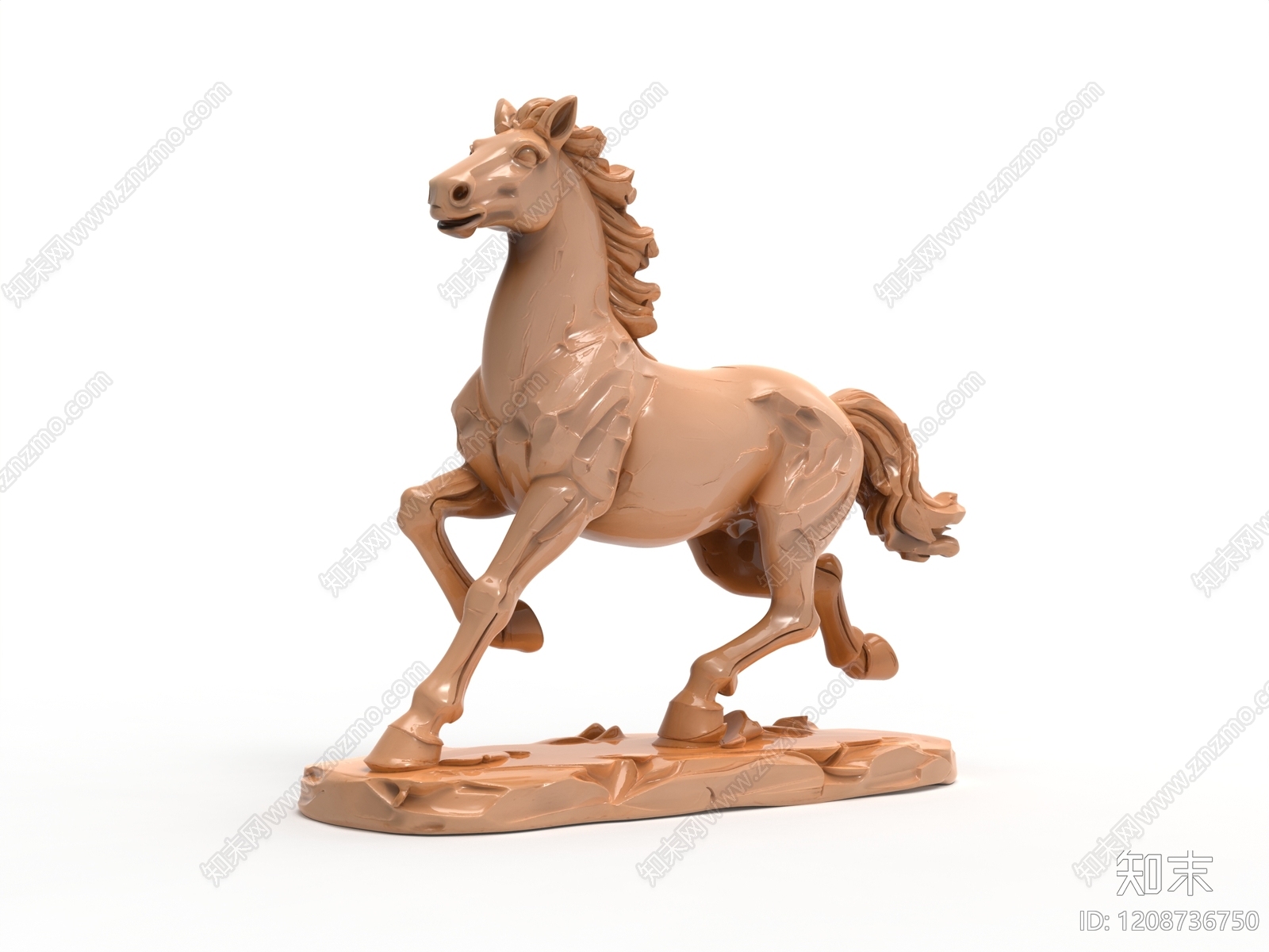 新中式雕塑摆件3D模型下载【ID:1208736750】